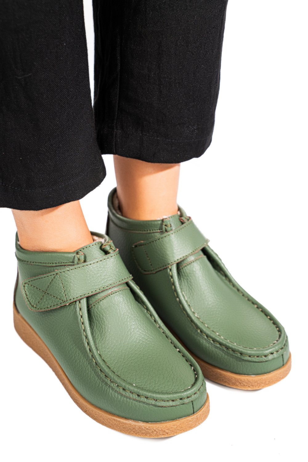 GHETE GREEN PIELE NATURALA 9SP601-2