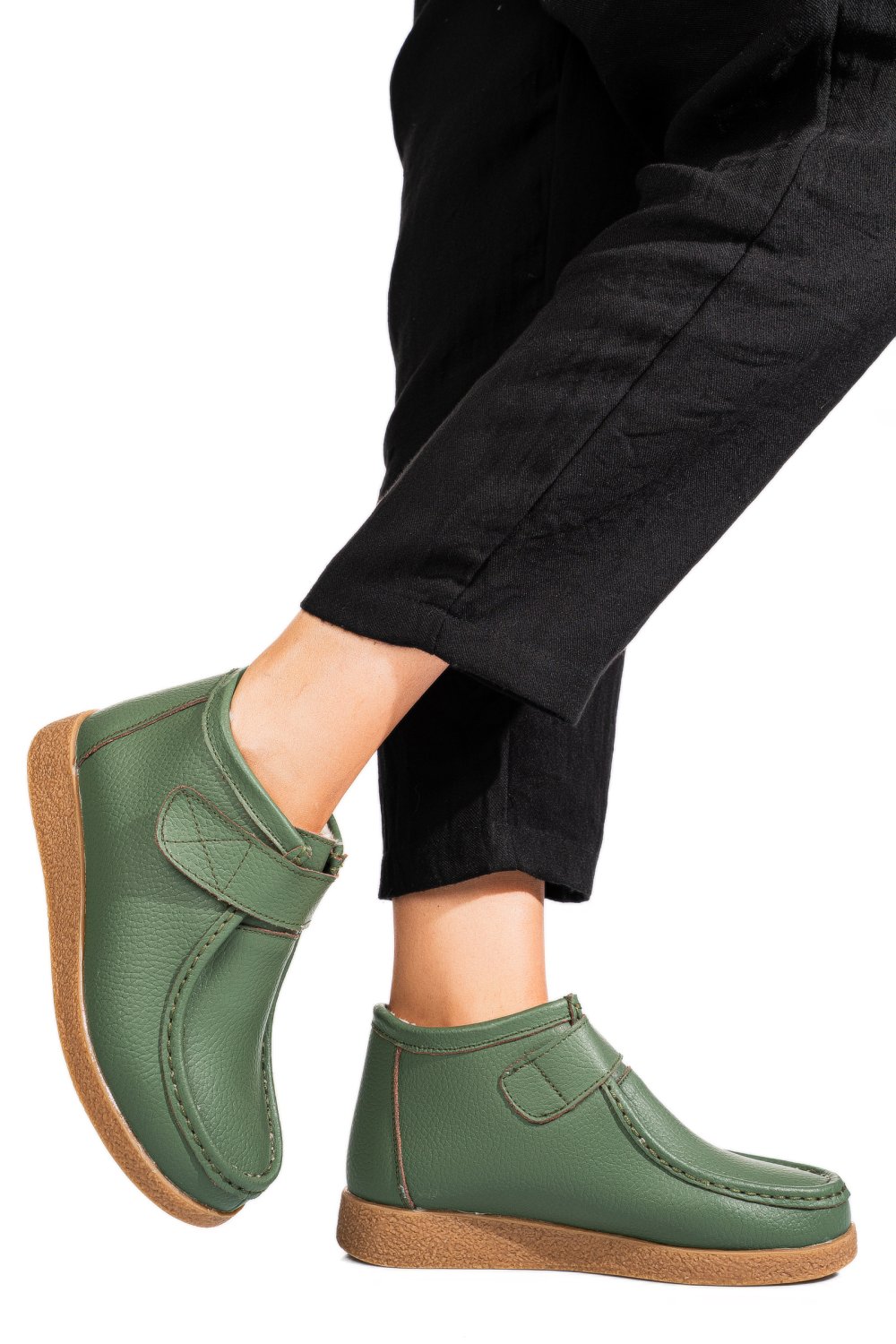 GHETE GREEN PIELE NATURALA 9SP601-2