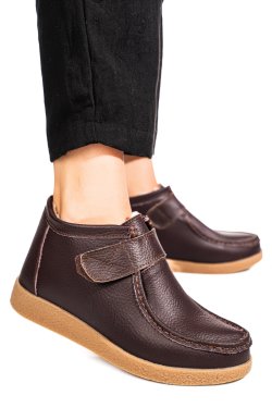 GHETE BROWN PIELE NATURALA 9SP601-2