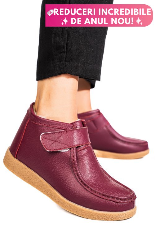 Ghete wine piele naturala 9sp601-2