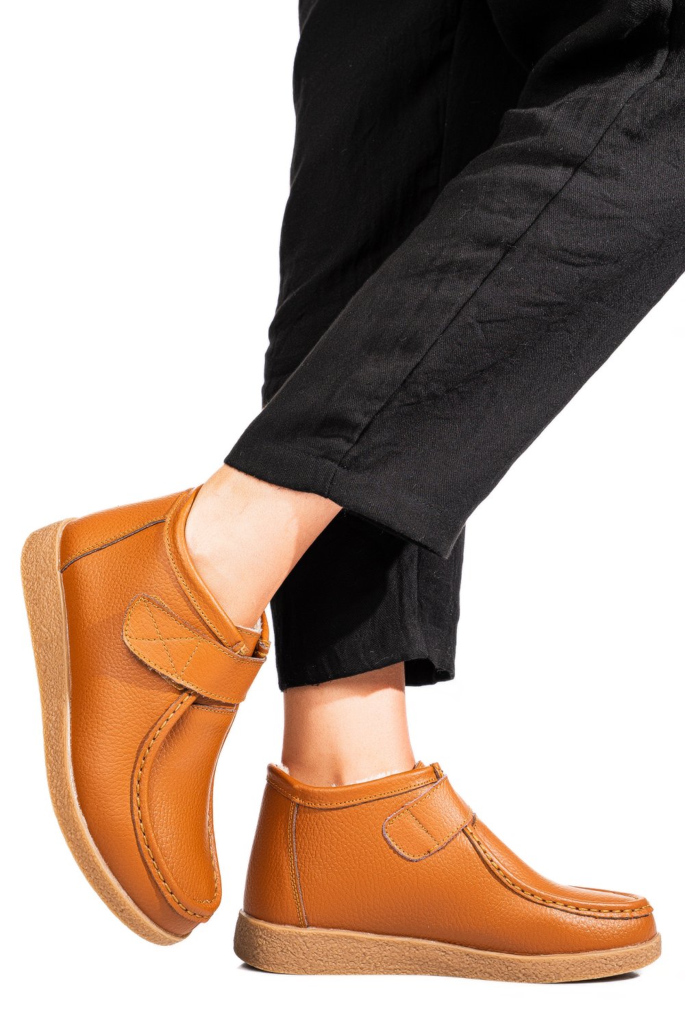 GHETE CAMEL PIELE NATURALA 9SP601-2