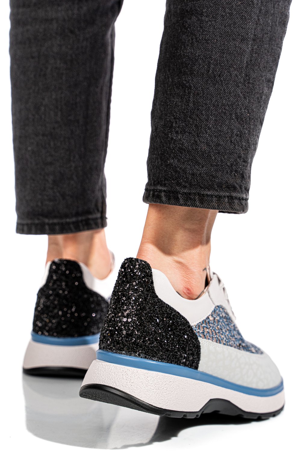 PANTOFI SPORT GRI PIELE NATURALA GSPO098