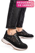 PANTOFI SPORT NEGRI PIELE NATURALA GSPO098