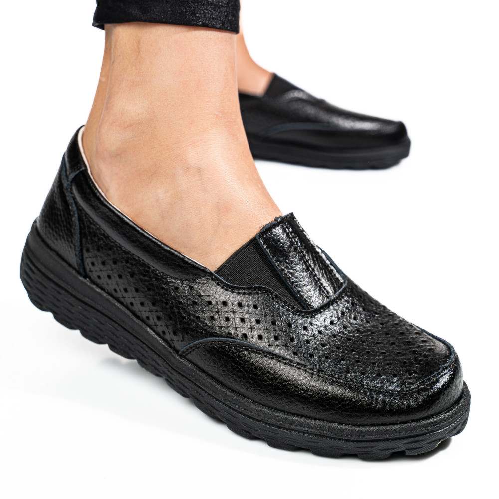 MOCASINI NEGRI PIELE NATURALA DSPX22025