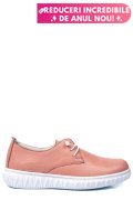 PANTOFI ROZ PIELE NATURALA 0PC87