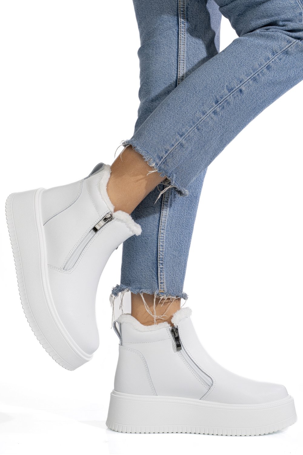 GHETE ALBE PIELE NATURALA TSP7008