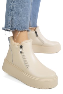 GHETE BEJ PIELE NATURALA TSP7008