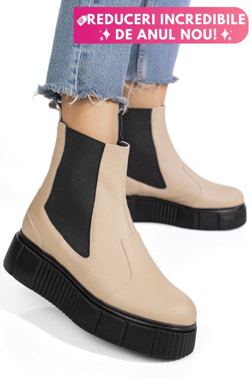 Ghete roz piele naturala 2pc01l