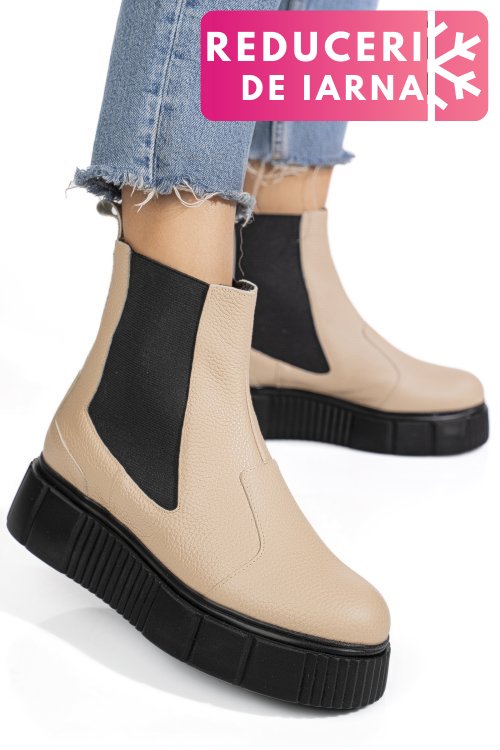 Ghete roz piele naturala 2pc01l