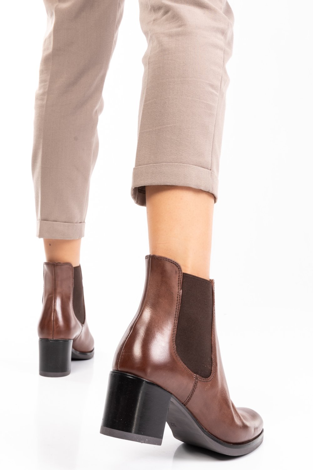 GHETE DAMA PIELE NATURALA MARO NETTY