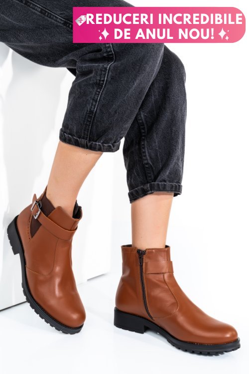 Ghete maro piele naturala 0s7782