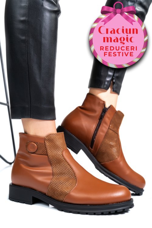 Ghete maro piele naturala 0s775