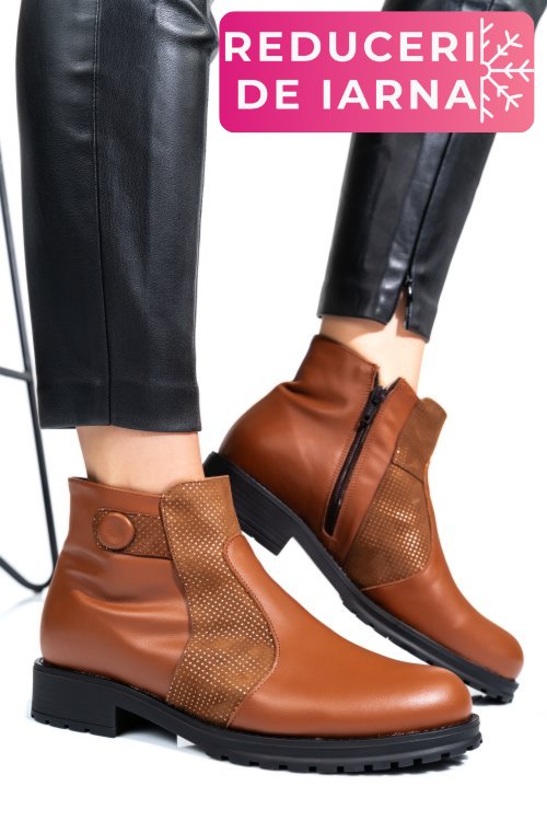 Ghete maro piele naturala 0s775