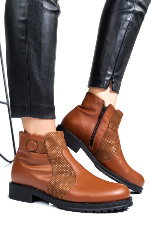 Ghete maro piele naturala 0s775