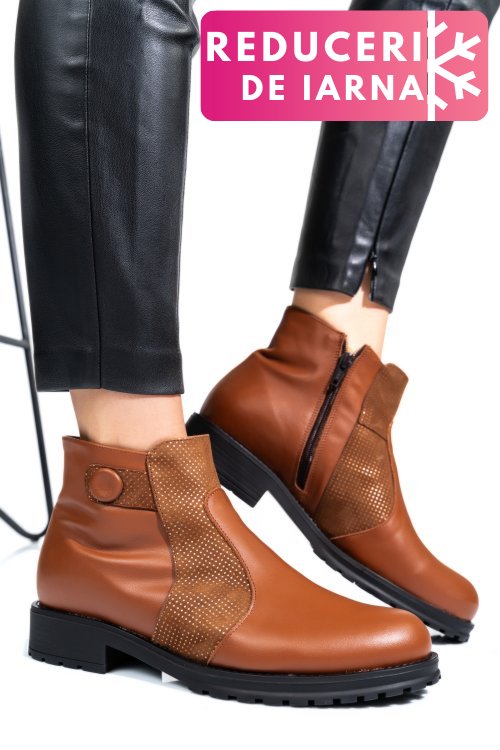 Ghete maro piele naturala 0s775