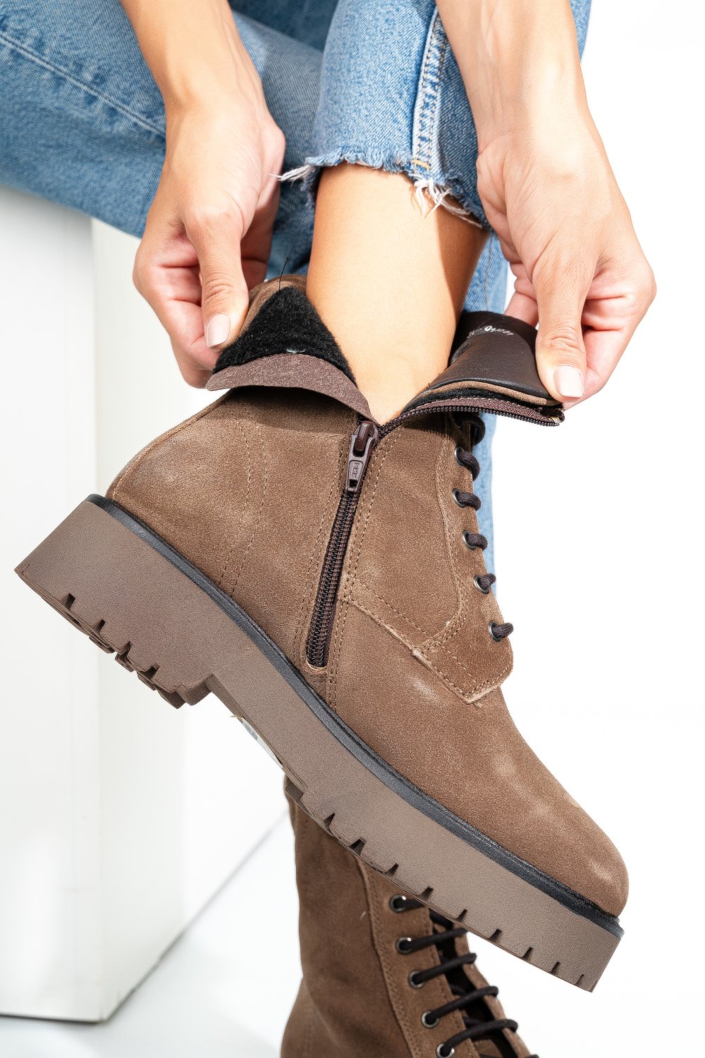 GHETE MARO PIELE NATURALA INTOARSA 12167647