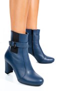 BOTINE DAMA PIELE NATURALA BLEUMARIN 7S7772