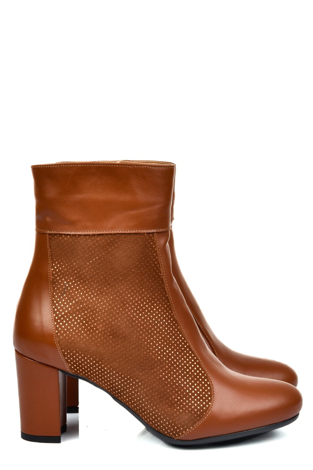 BOTINE DAMA PIELE NATURALA MARO 7S7773