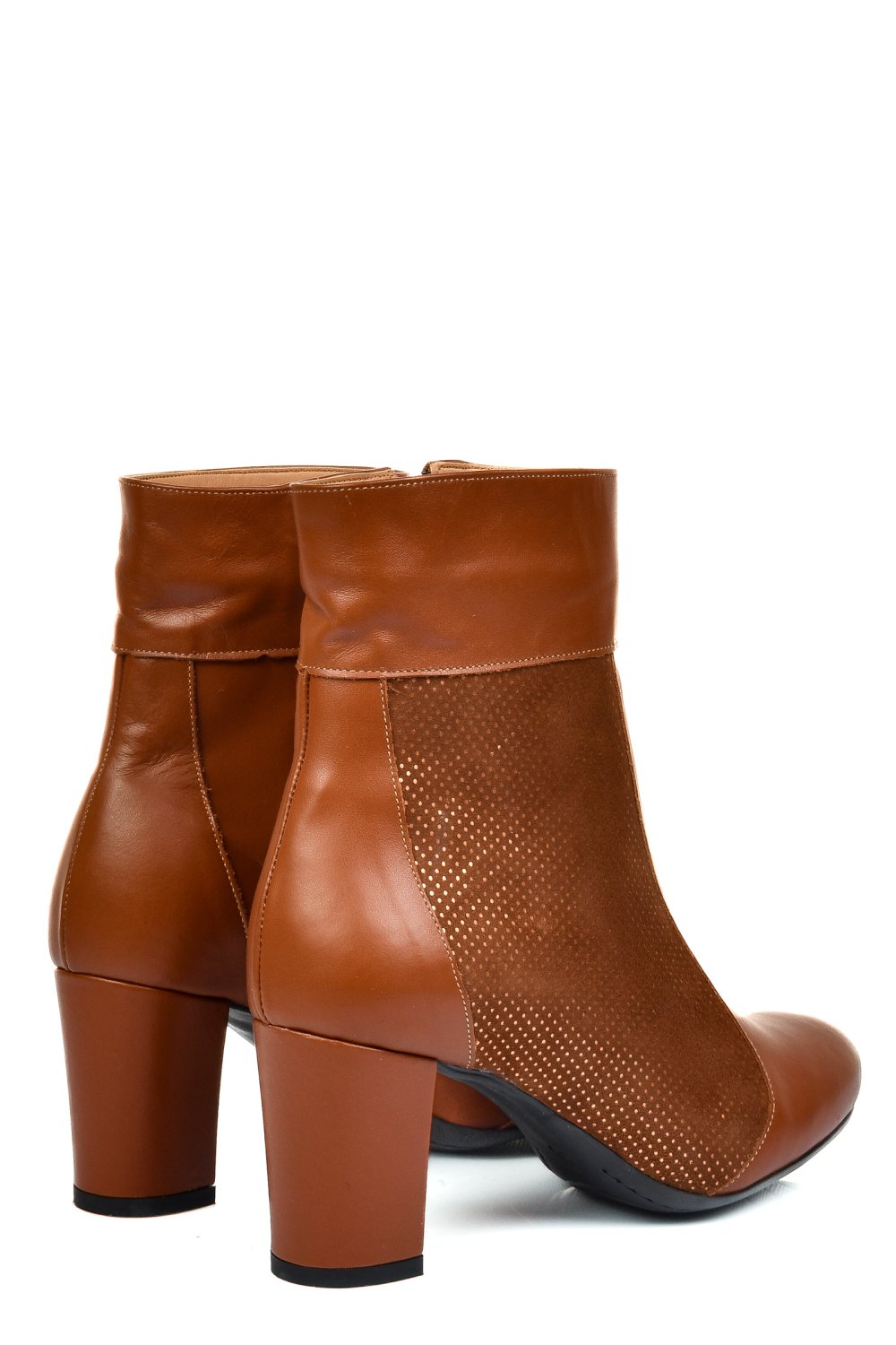 BOTINE DAMA PIELE NATURALA MARO 7S7773