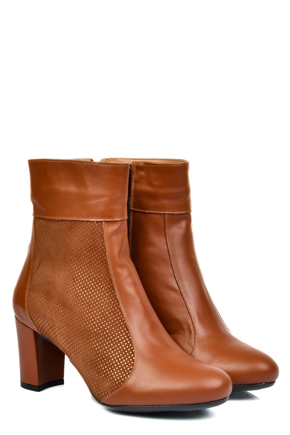 BOTINE DAMA PIELE NATURALA MARO 7S7773