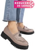 MOCASINI TAUPE PIELE NATURALA 1S77351