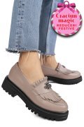 MOCASINI TAUPE PIELE NATURALA 1S77351