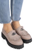 MOCASINI TAUPE PIELE NATURALA 1S77351