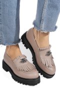 MOCASINI TAUPE PIELE NATURALA 1S77351