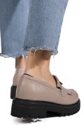 MOCASINI TAUPE PIELE NATURALA 1S77351