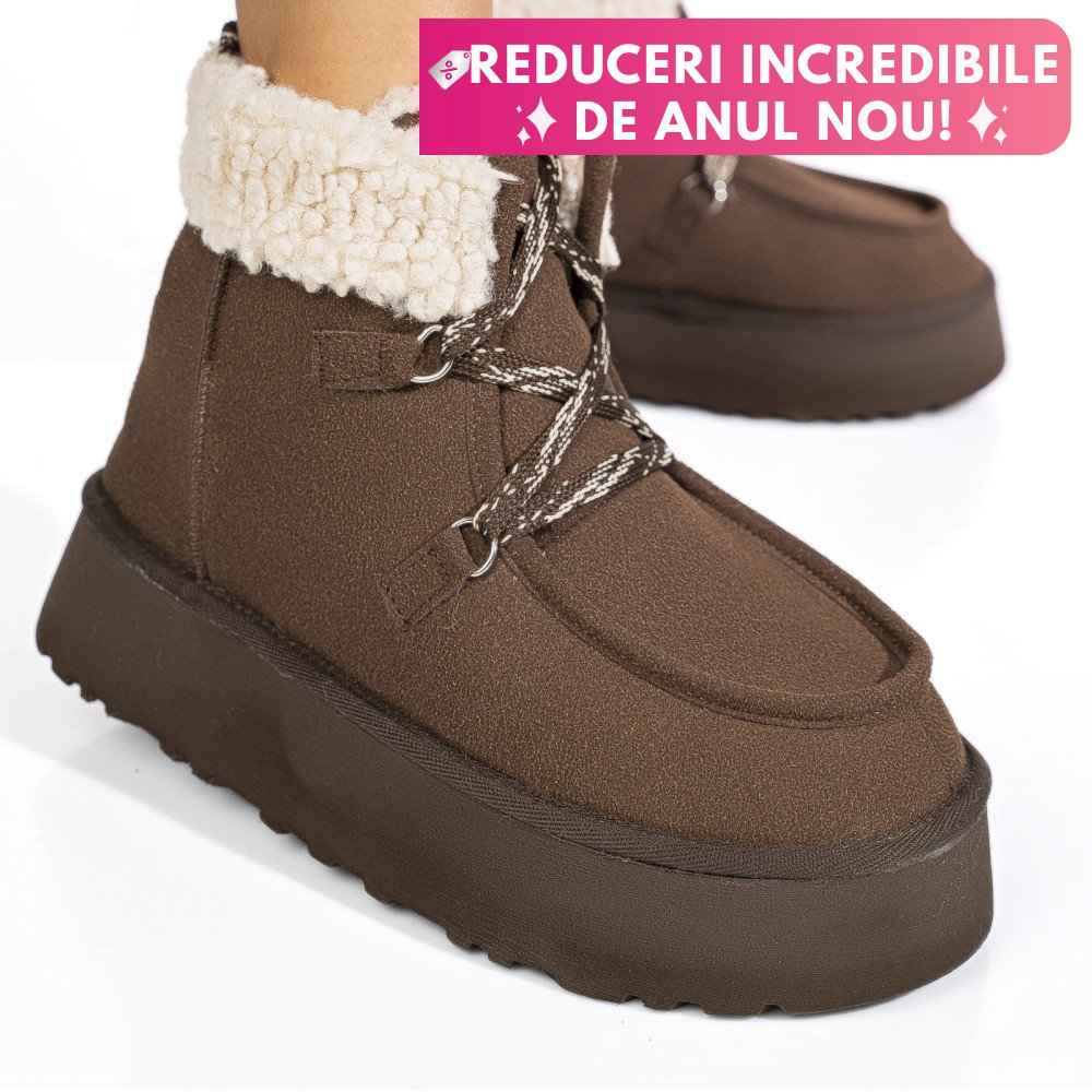 GHETE MARO INCHIS PIELE NATURALA INTOARSA US77KB002