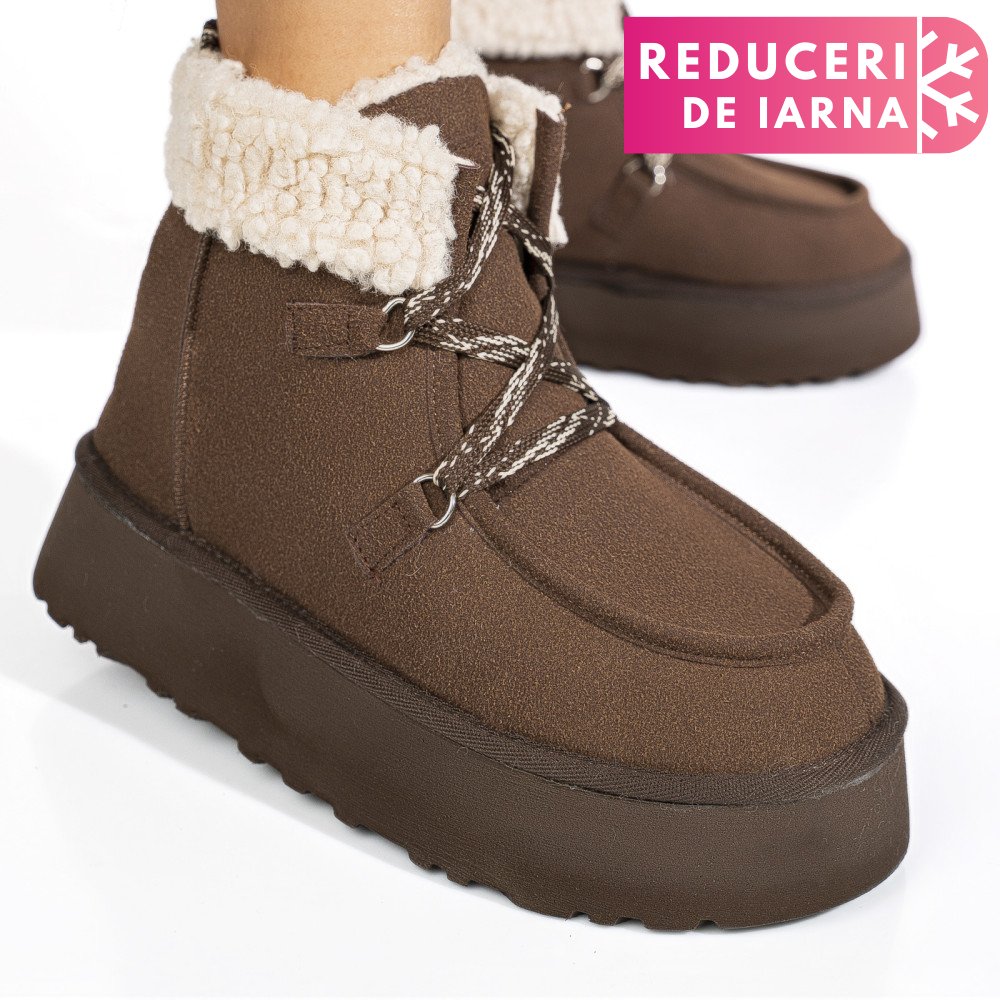 GHETE MARO INCHIS PIELE NATURALA INTOARSA US77KB002