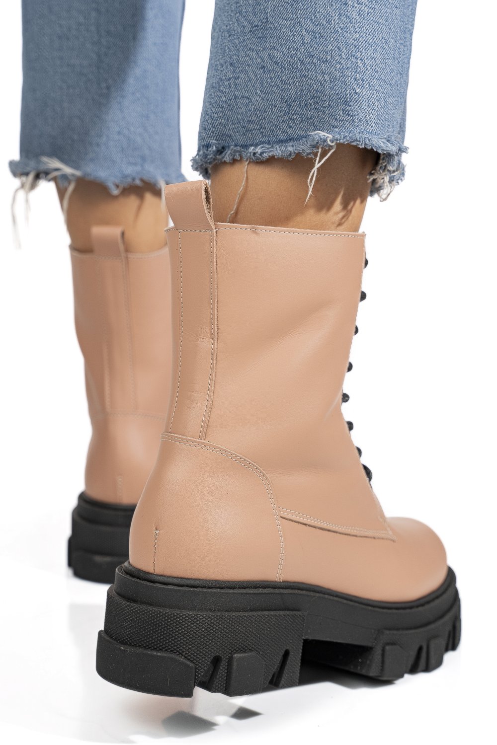 GHETE DAMA PIELE NATURALA ROZ 1S7731