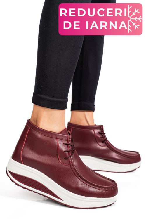 Ghete visinii piele naturala asp385