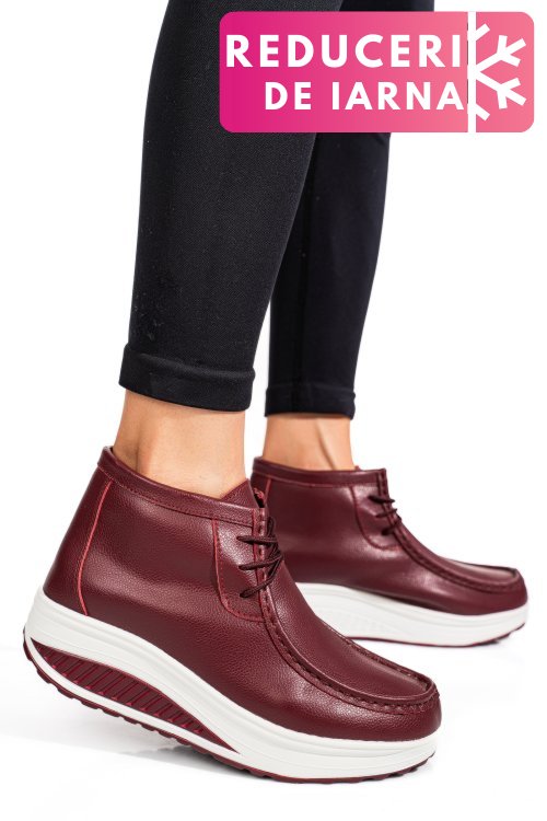 Ghete visinii piele naturala asp385