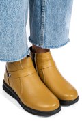 GHETE GALBENE PIELE NATURALA 7SP255