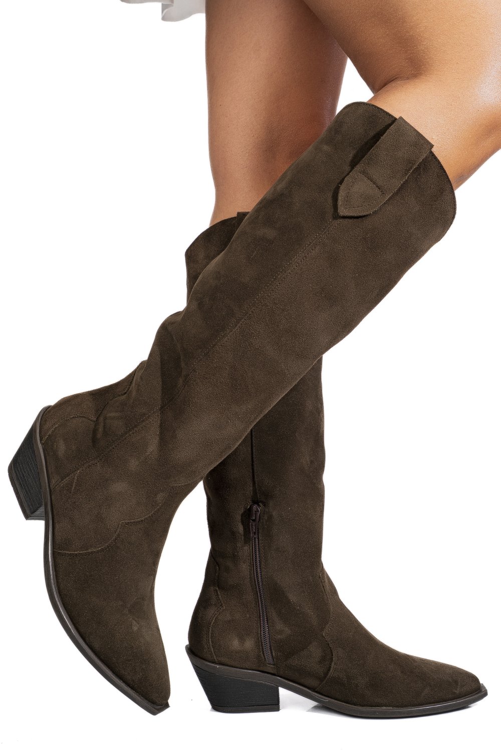 CIZME MARO PIELE NATURALA INTOARSA 4S7786