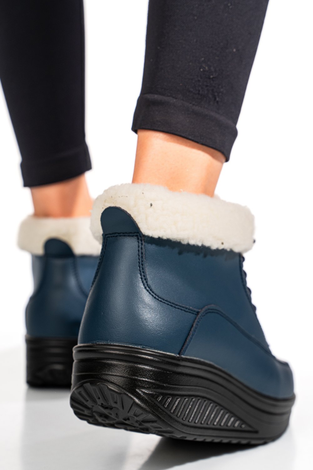 GHETE NAVY PIELE NATURALA ASP6032