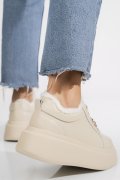 PANTOFI SPORT BEJ PIELE NATURALA TSP7011