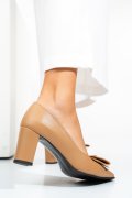 PANTOFI NUDE PIELE NATURALA 5S77010