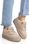 PANTOFI SPORT BEJ PIELE NATURALA INTOARSA 1S77204