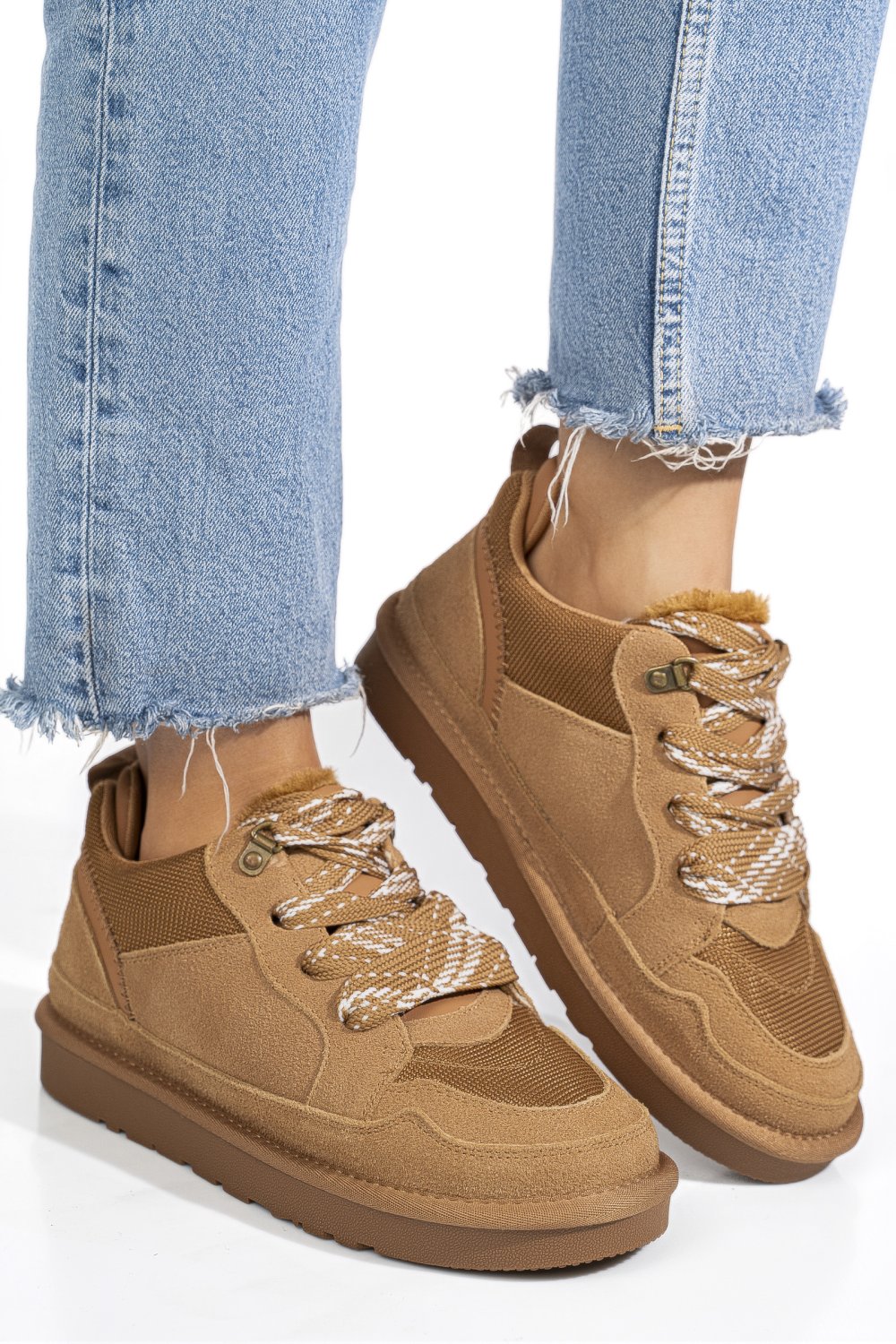 PANTOFI SPORT CAMEL PIELE NATURALA INTOARSA 1S77204