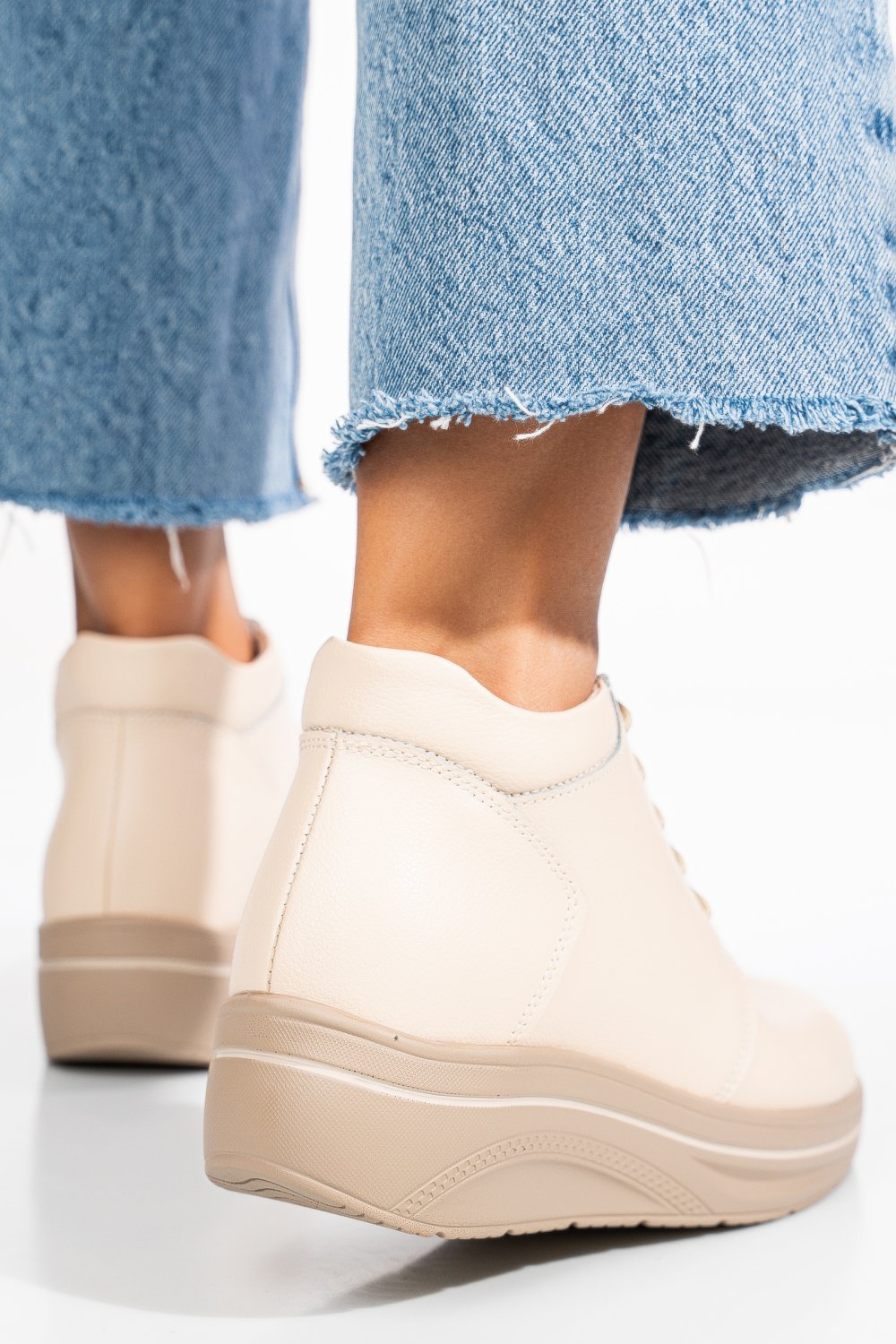 GHETE BEJ PIELE NATURALA 0SP588