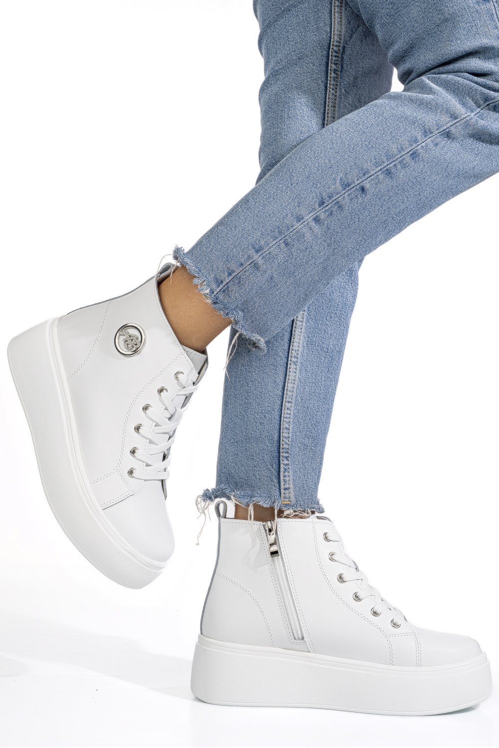 GHETE ALBE PIELE NATURALA TSP7022