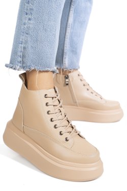 GHETE CAMEL PIELE NATURALA TSP64