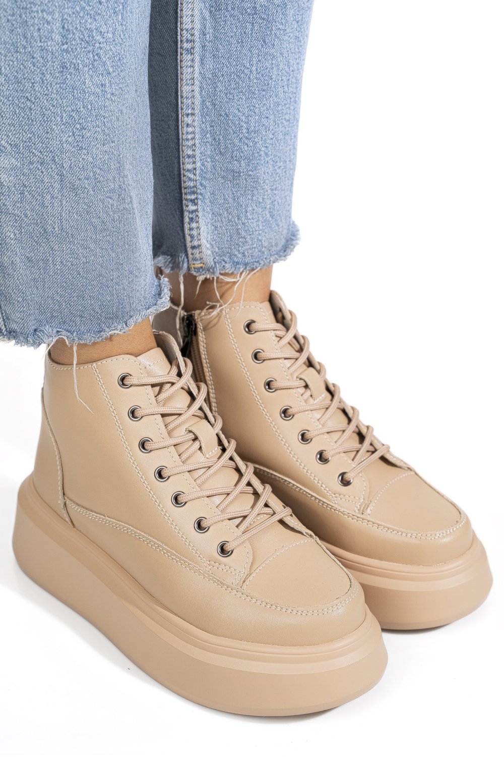 GHETE CAMEL PIELE NATURALA TSP64