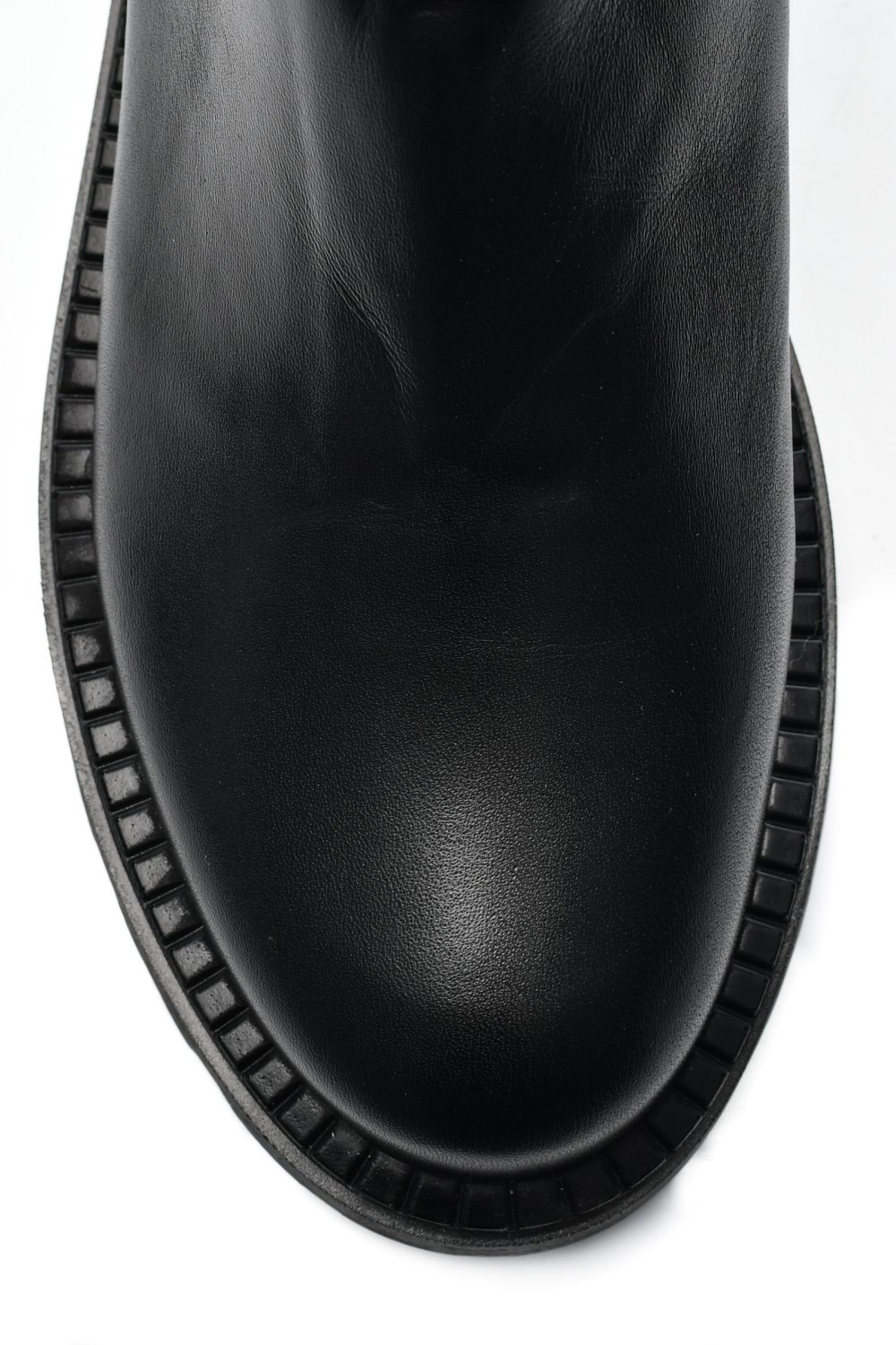 GHETE DAMA IMBLANITE PIELE NATURALA NEGRE 4S7734