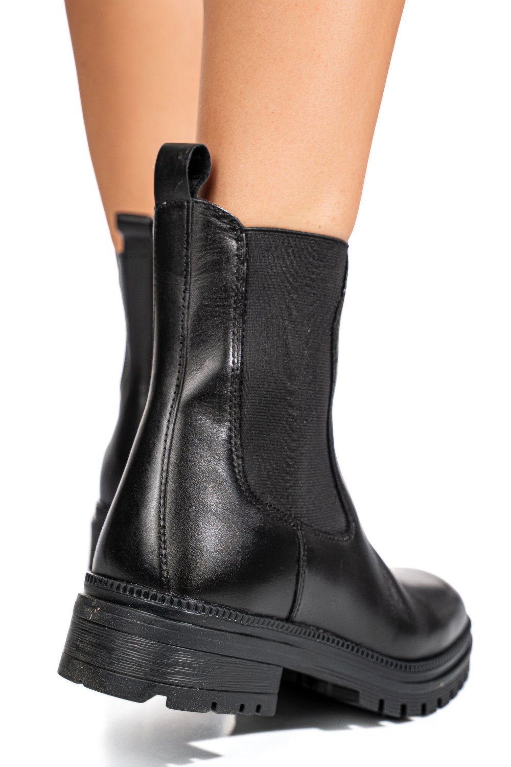 GHETE DAMA PIELE NATURALA NEGRE WS77H54H17