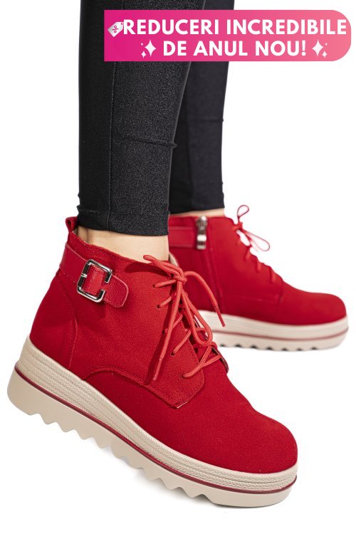 Ghtete rosii piele naturala intoarsa 2sp0211a