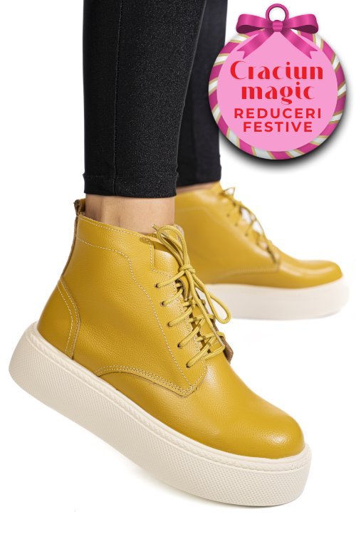 Ghete galbene piele naturala1sp559