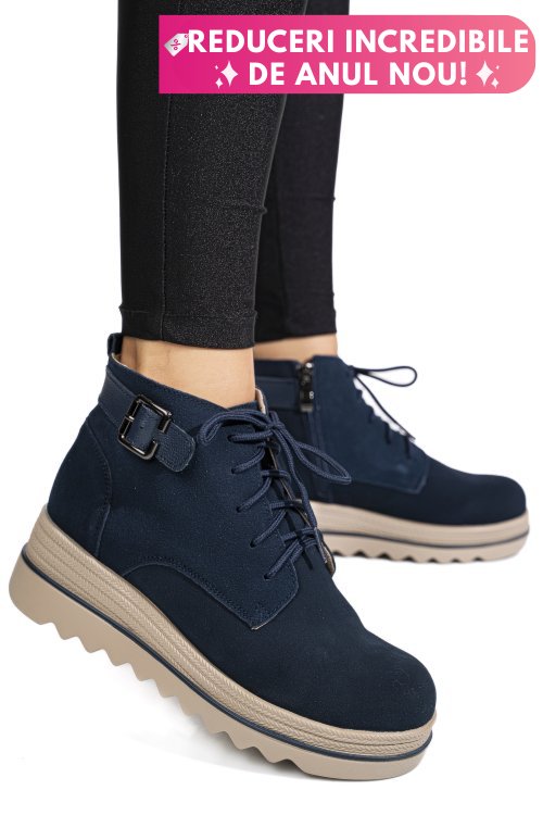 Ghtete bleumarin piele naturala intoarsa 2sp0211a